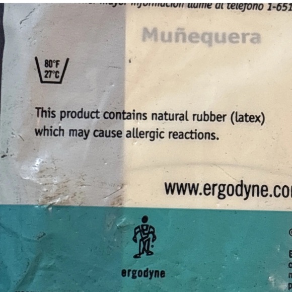 PROFLEX BY ERGODYNE 4000 Wrist Support Left Hand Medium Black 6-7”New VTG 1999 - Picture 3 of 5